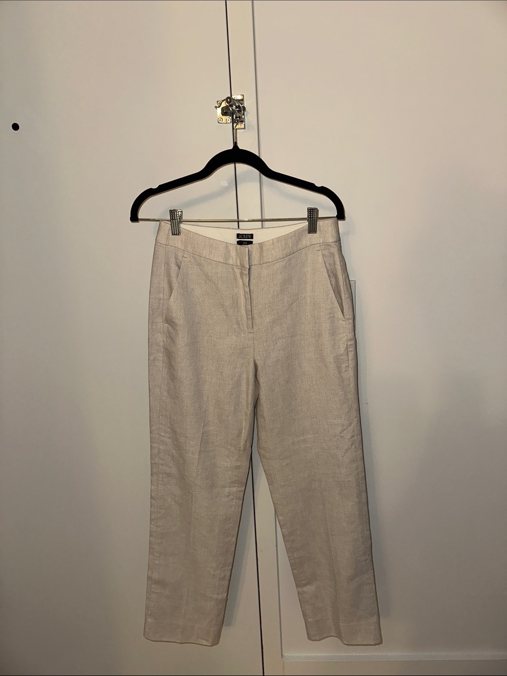 J. Crew Women’s Linen Beige Chinos